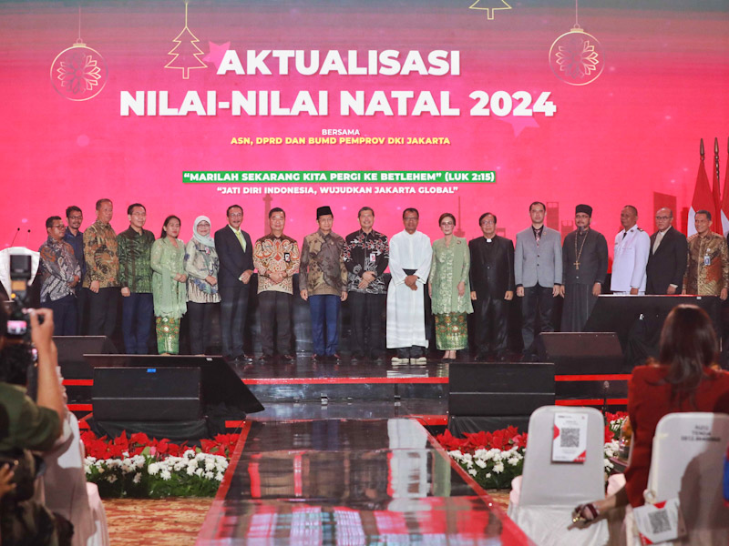 Pemprov DKI Gelar Aktualisasi Nilai-nilai Natal 2024 (SinPo.id/Beritajakarta)