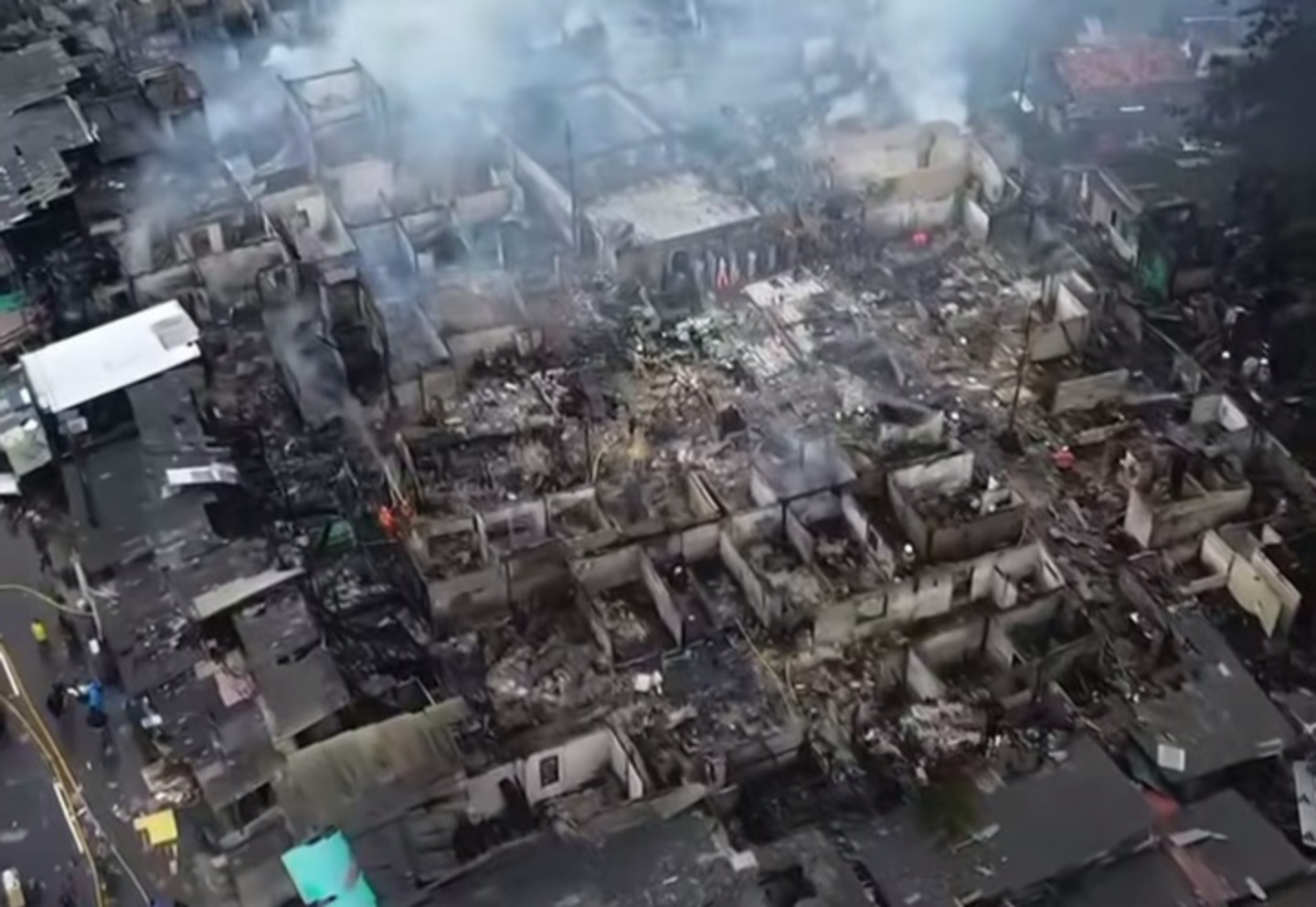 Kebakaran di permukiman Kemayoran Jakpus (SinPo.id/Tangkapan Layar)