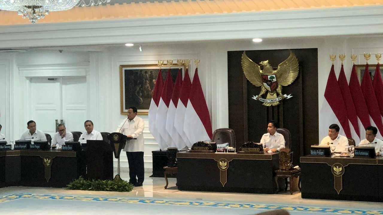 Presiden Pimpin Sidang Kabinet Paripurna (SinPo.id/Anam)