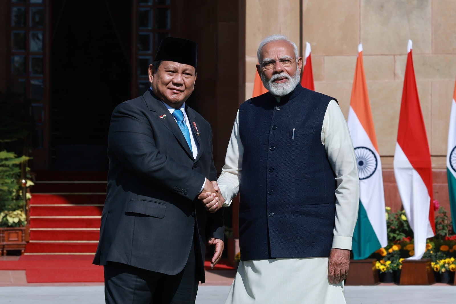 Presiden Prabowo bersama PM India, Narendra Modi (SinPo.id/Tim Media Peabowo)