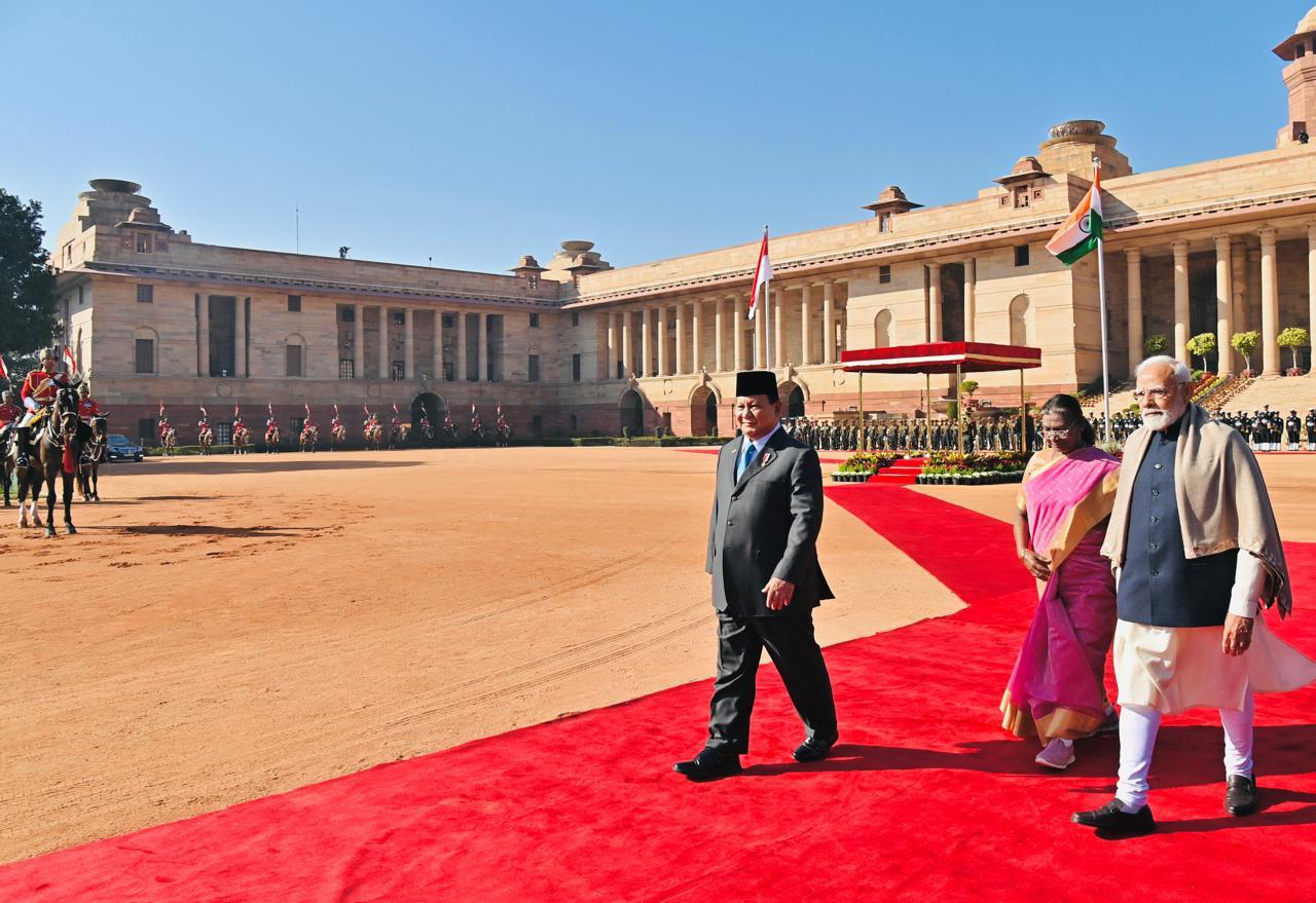 Presiden Prabowo bersama PM dan Presiden India (SinPo.id/Setpres)