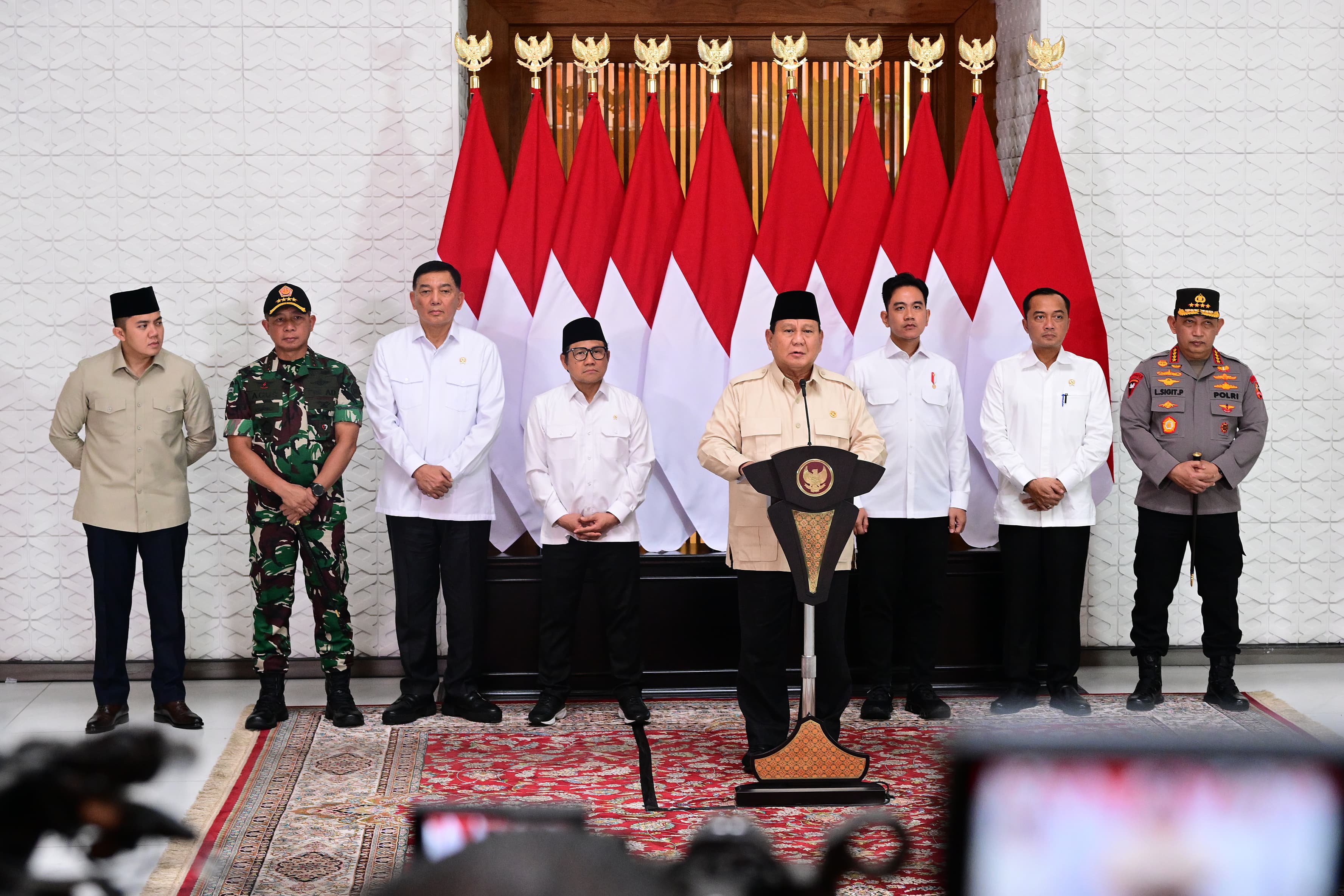 Presiden Prabowo Subianto sebelum bertolak ke India (SinPo.id/ Setneg)