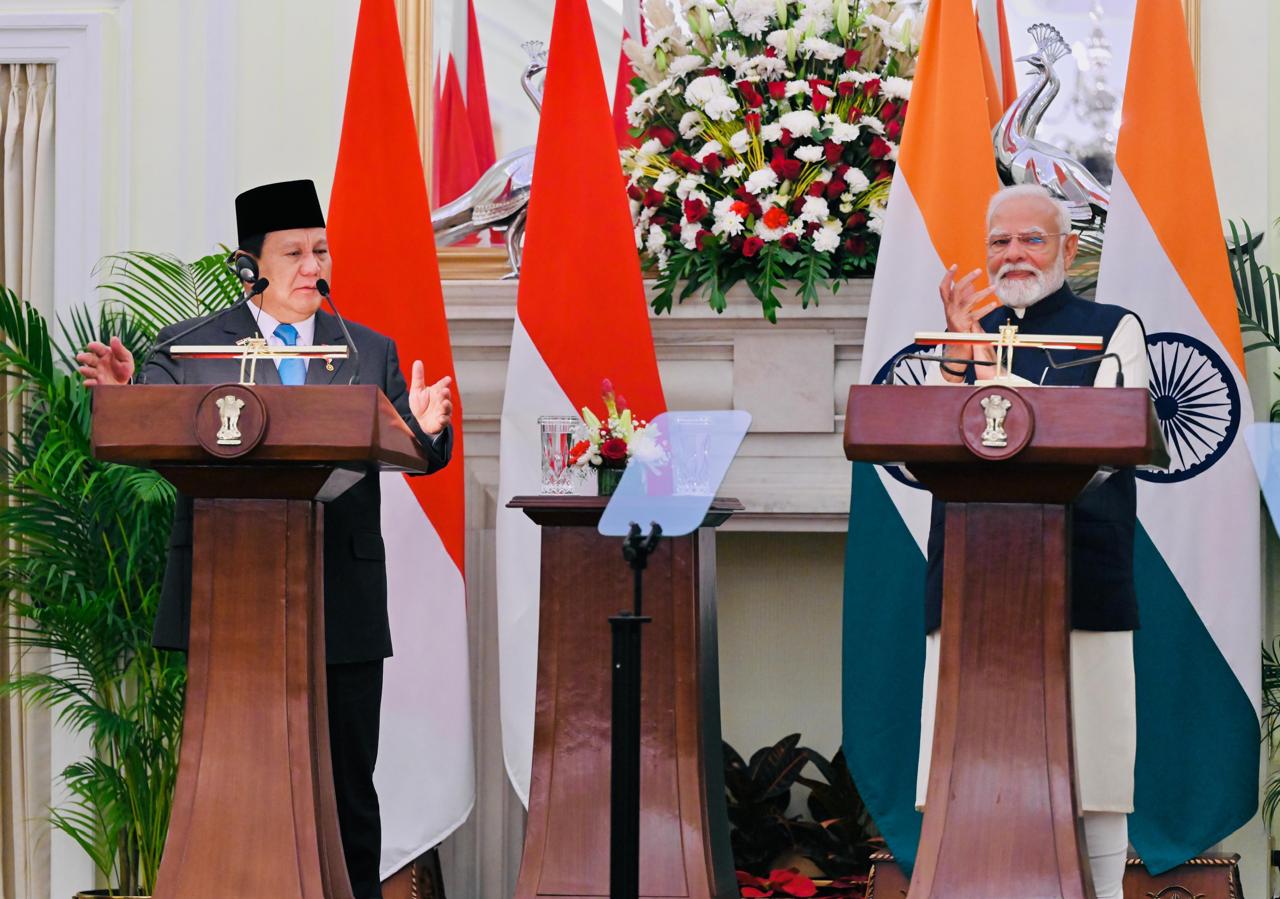 Presiden Prabowo dan PM India Narendra Modi (SinPo.id/Setpres)