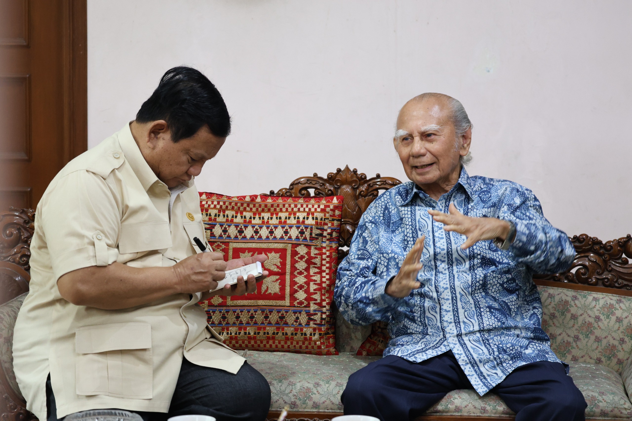 Prabowo Subianto dan Emil Salim