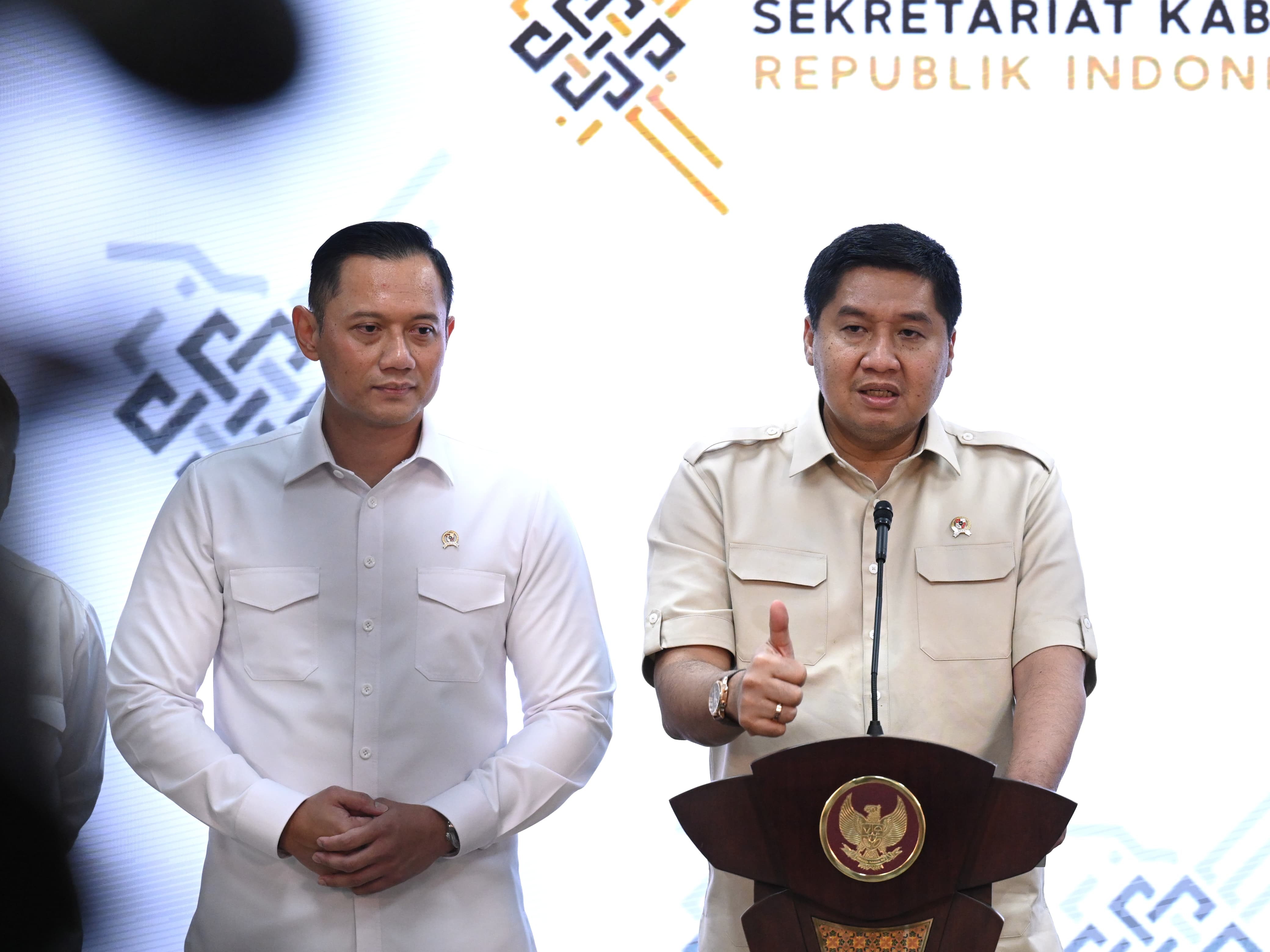 Menteri Perumahan dan Kawasan Permukiman, Maruarar Sirait (SinPo.id/Setpres)