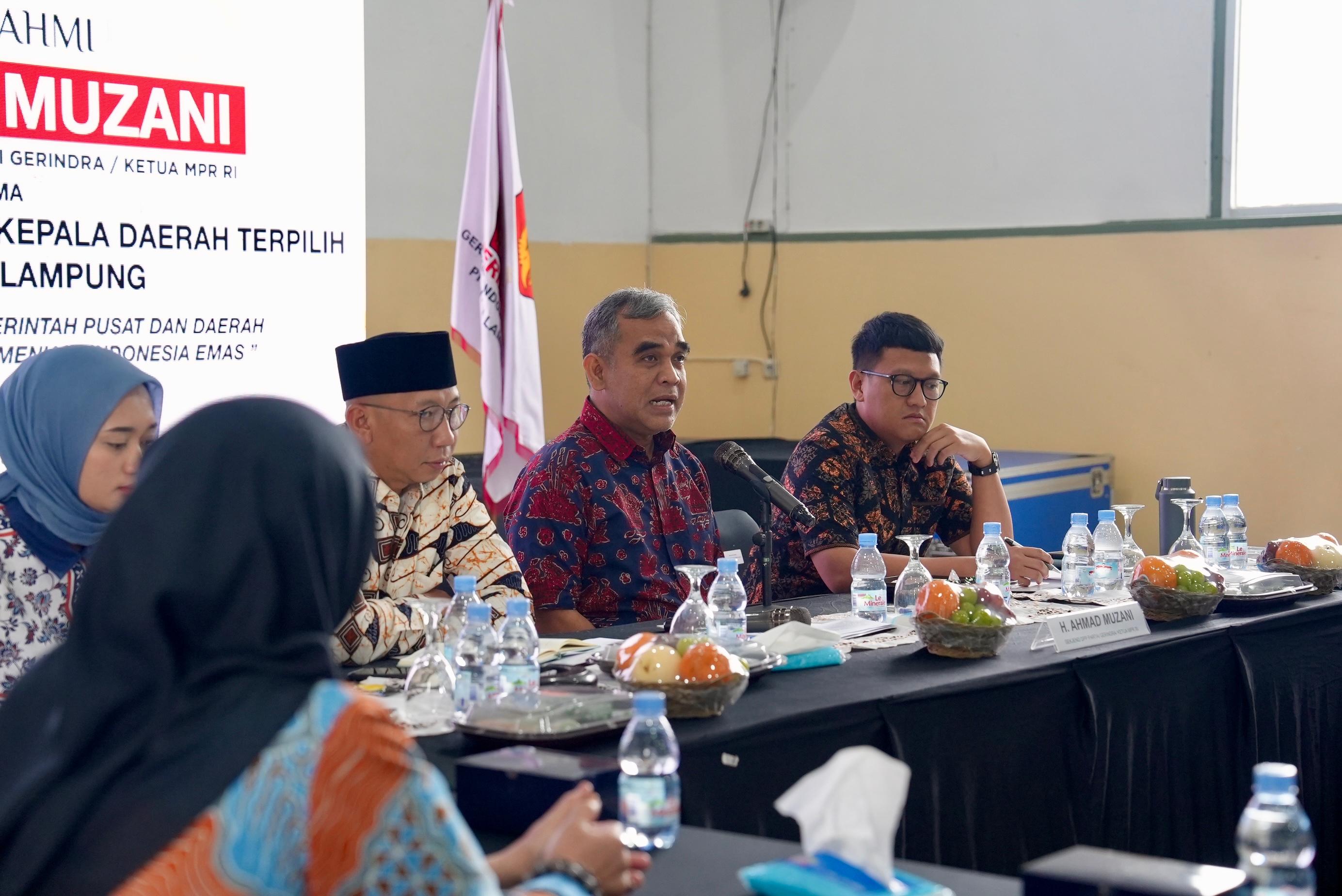 Sekjen Gerindra, Ahmad Muzani (Sinpo.id/Tim Media)