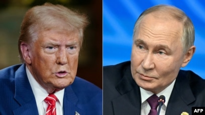 Presiden AS Donald Trump mengatakan akan segera berbicara dengan Presiden Rusia Vladimir Putin. (SinPo.id/AFP)