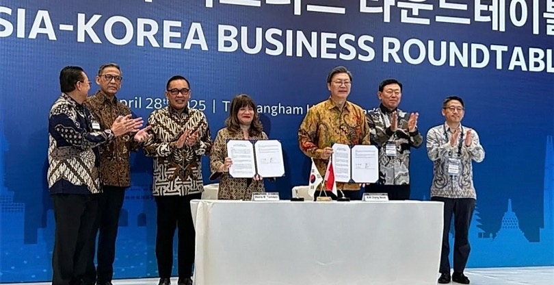 Apindo menjalin MoU dengan Federation of Korean Industries. (SinPo.id/dok. Apindo)