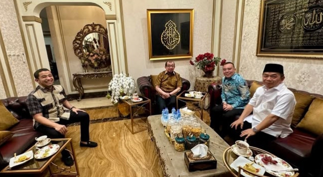 Pertemuan Dasco dengan elit PKS (SinPo.id/ Instagram)