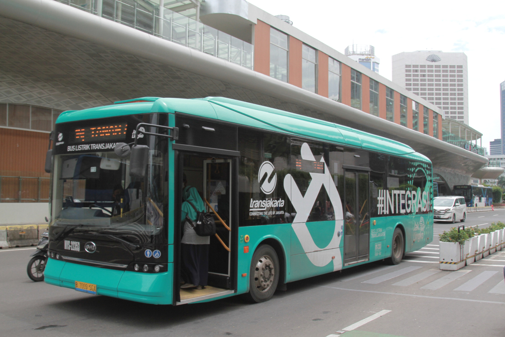 Ilustrasi bus Transjakarta (SinPo.id/ Ashar)