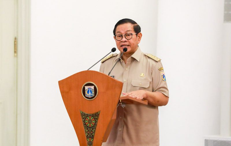 Gubernur DKI Jakarta Pramono Anung. (SinPo.id/Berita Jakarta/Reza Pratama Putra)