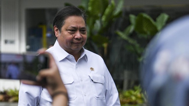 Menko Perekonomian Airlangga Hartarto. (SinPo.id/ANTARA FOTO/Hafidz Mubarak A)