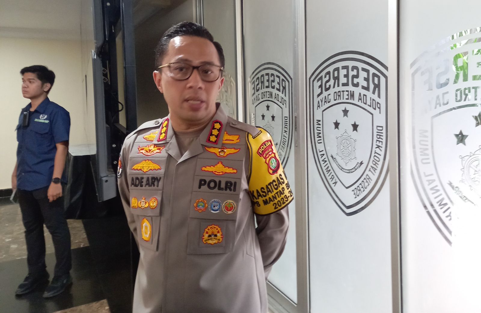 Kabid Humas Polda Metro Jaya, Kombes Ade Ary Syam Indradi (SinPo.id/ Firdausi)