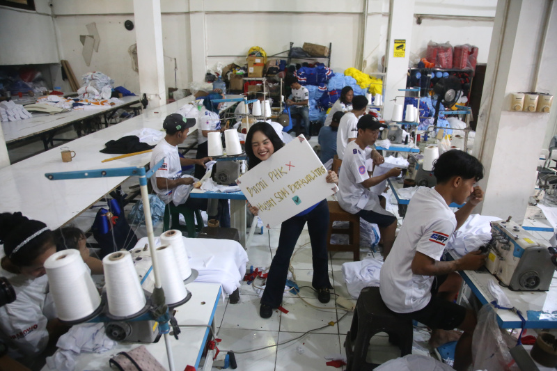 Selebgram Citayam gelar fashion show untuk mendongkrak pelaku UMKM di Indonesia (Ashar/SinPo.id)