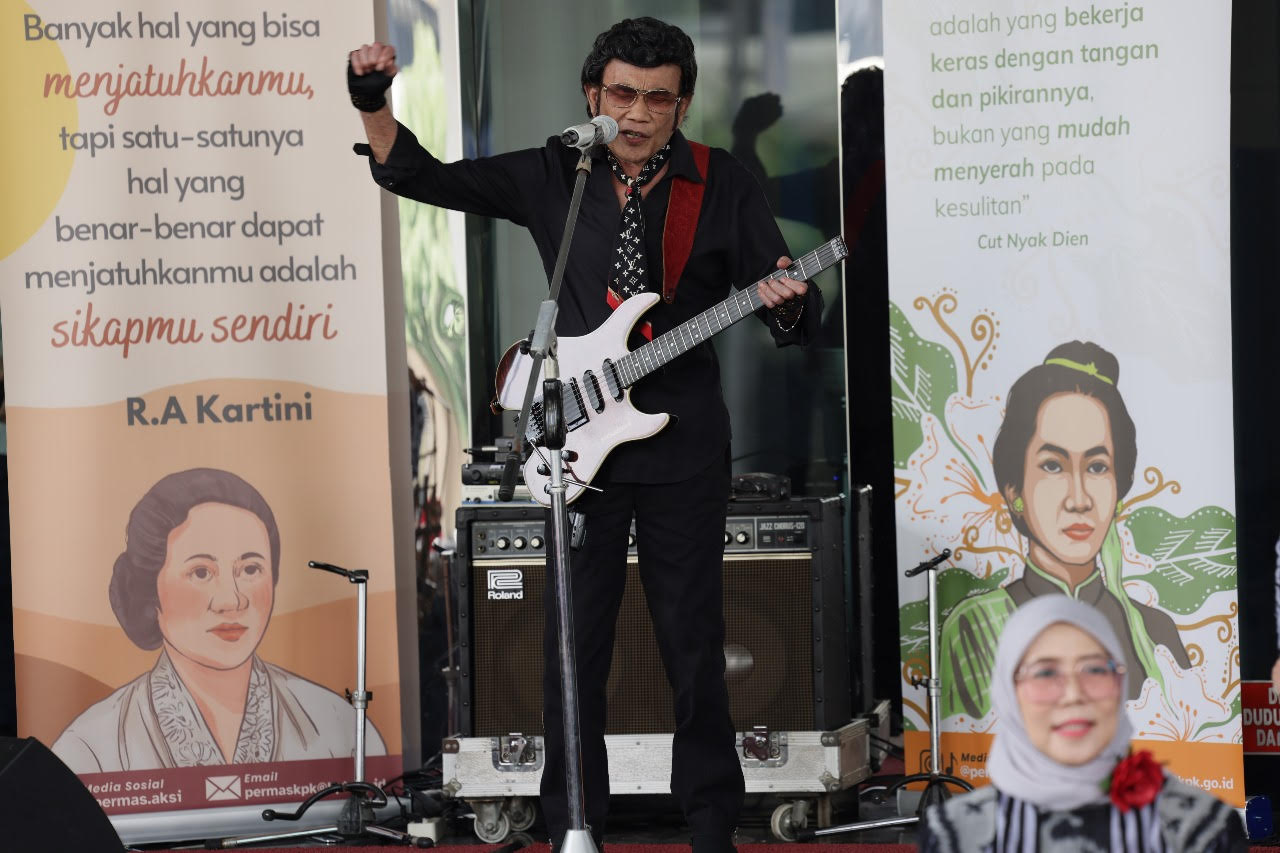 Raja dangdut Rhoma Irama (SinPo.id/ Dok. KPK)