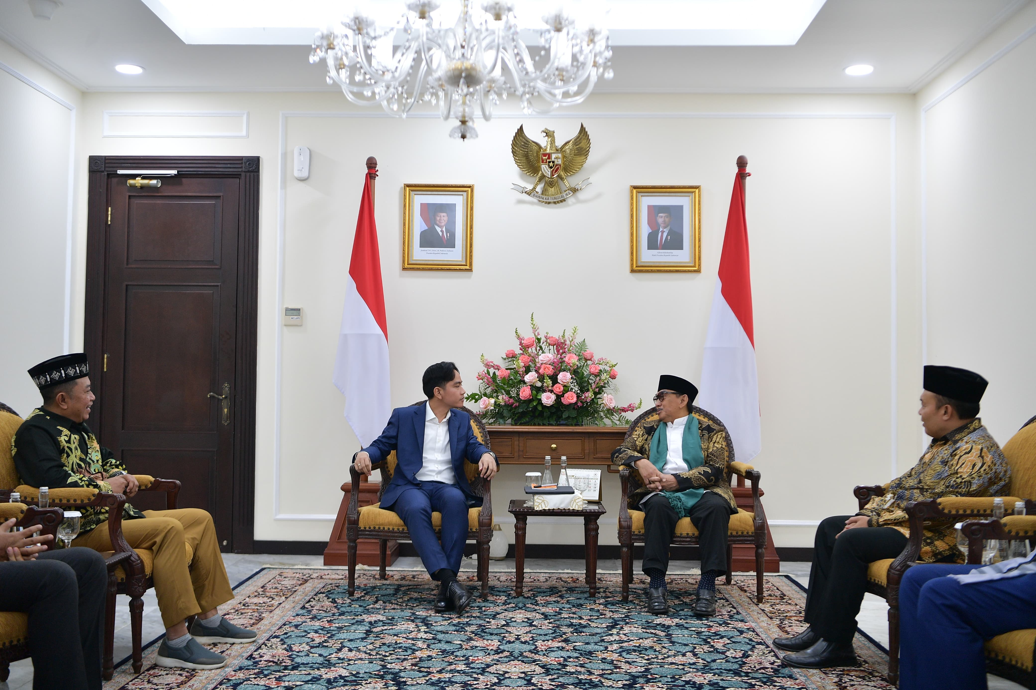 Wapres Gibran Rakabuming menerima audiensi HEBITREN (SinPo.id/ Setwapres)