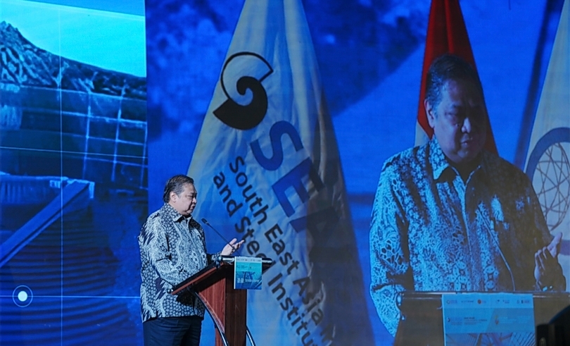 Menko Perekonomian Airlangga Hartarto. (SinPo.id/dok. Ekon)