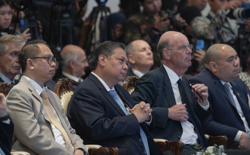 Menko Perekonomian Airlangga Hartarto. (SinPo.id/dok. Ekon)