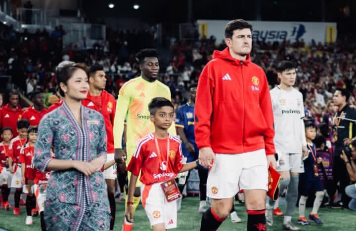 Laga persahbatan ASEAN All Star kontra MU (SinPo.id/ Instagram)