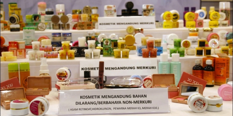 Ilustrasi komestik ilegal yang berbahaya. (SinPo.id/dok. Bpom)