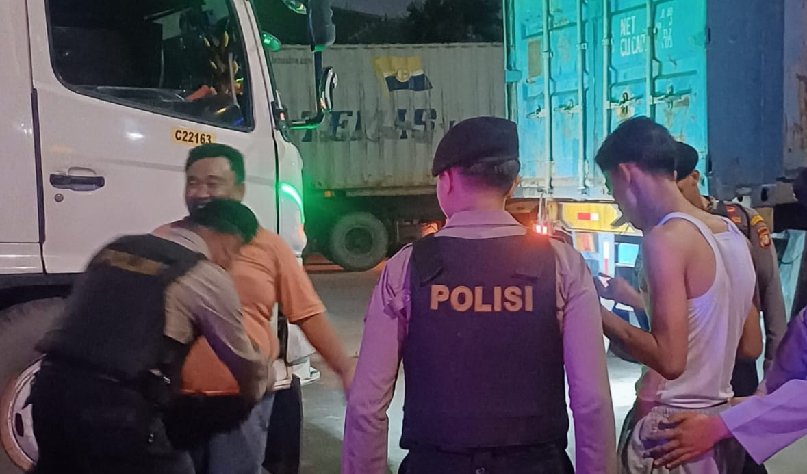 Patroli yang digelar Polres Pelabuhan Tanjung Priok (SinPo.id/Dok. Istimewa)
