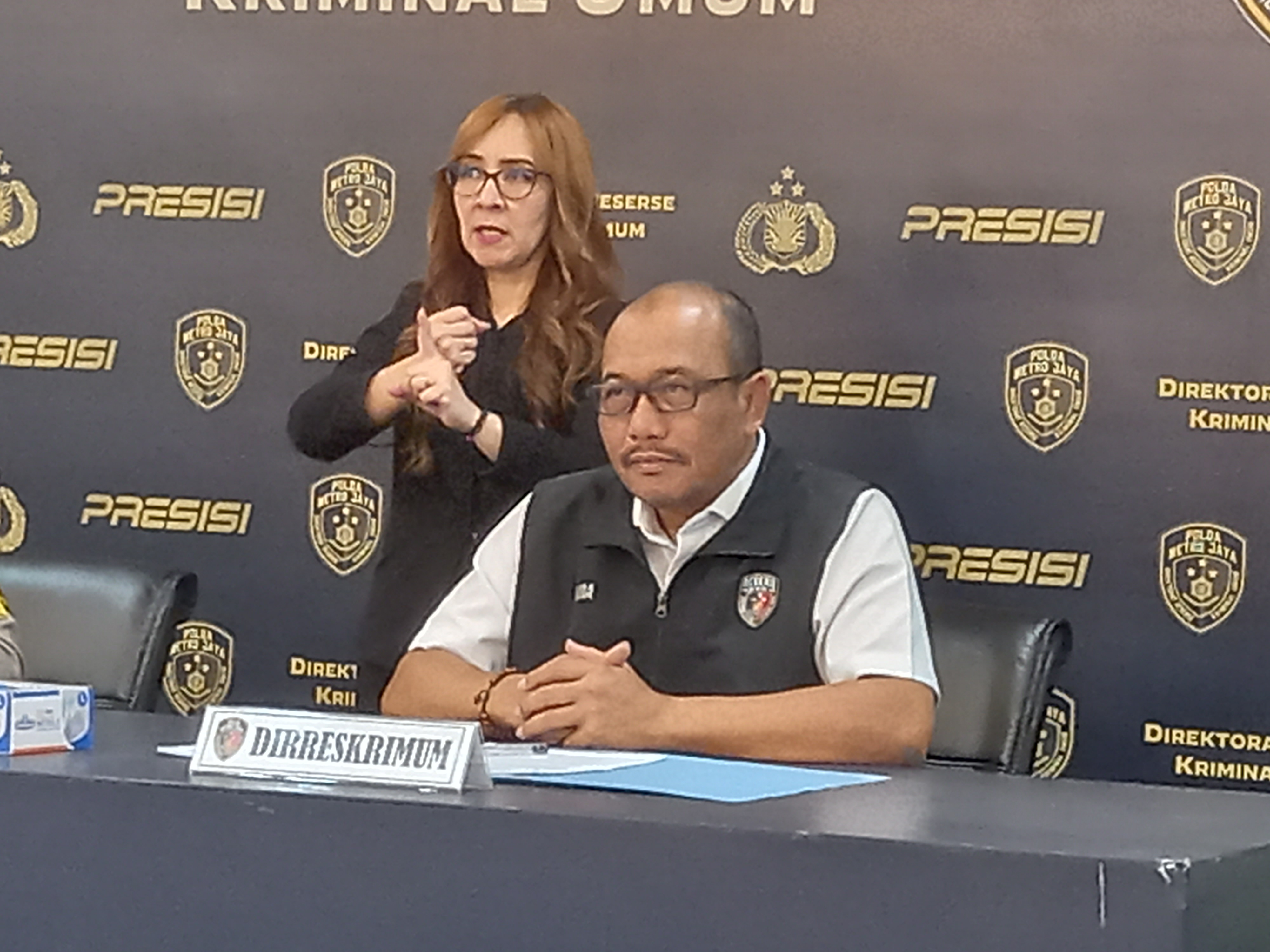 Dirreskrimum Polda Metro Jaya, Kombes Pol Wira Satya Triputra (SinPo.id/Firdausi)