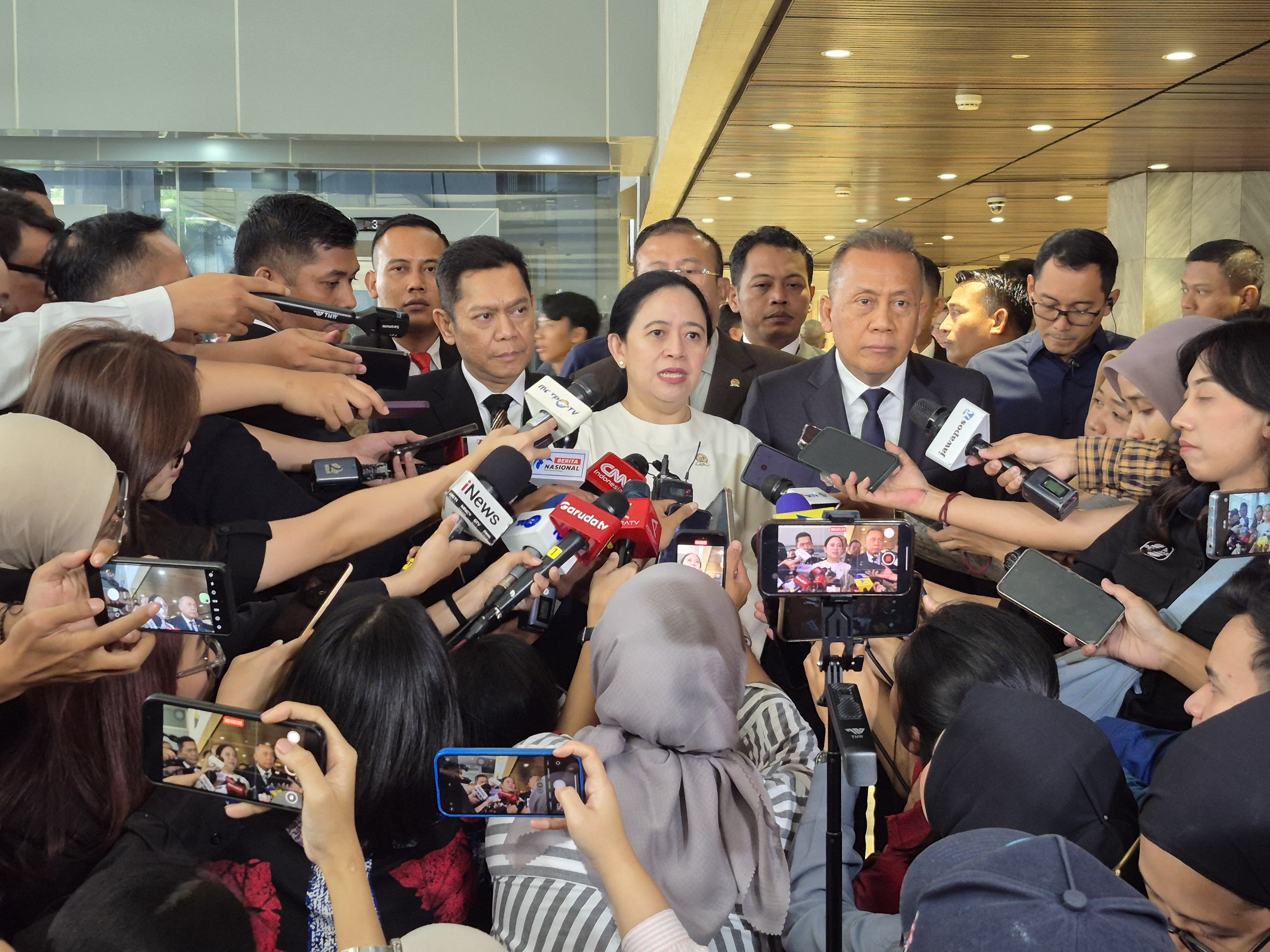 Ketua DPR RI Puan Maharani (SinPo.id/ Galuh Ratnatika)