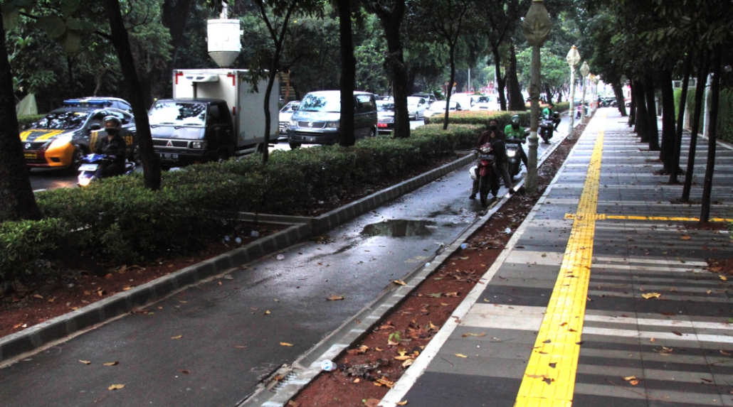 Ilustrasi trotoar (SinPo.id/ Ashar)