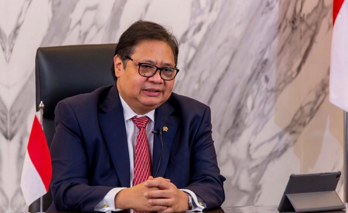 Menko Perekonomian Airlangga Hartarto. (SinPo.id/dok. Ekon)