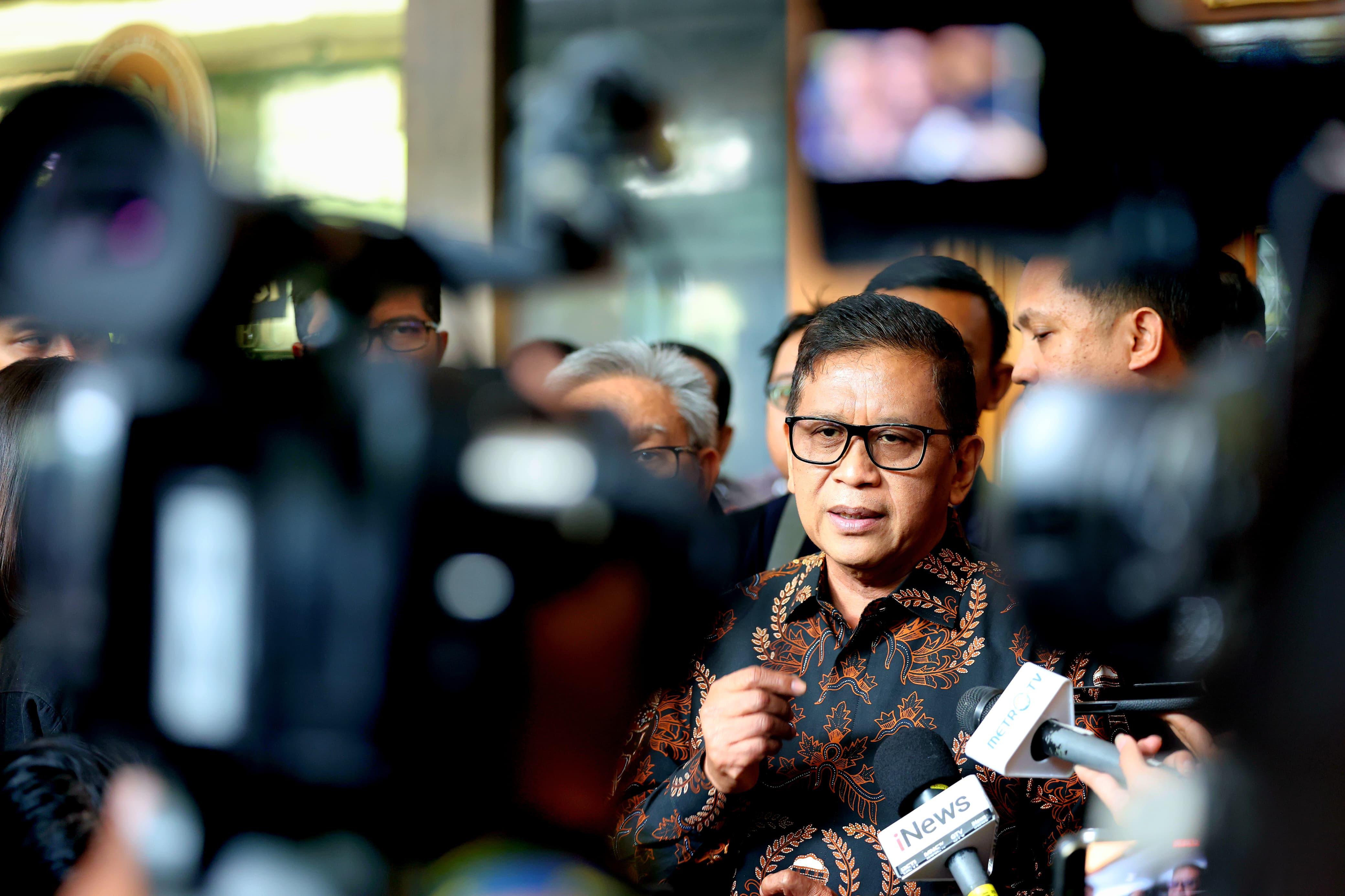 Hasto Kristiyanto saat menjalani sidang di PN Japus (Sinpo.id)