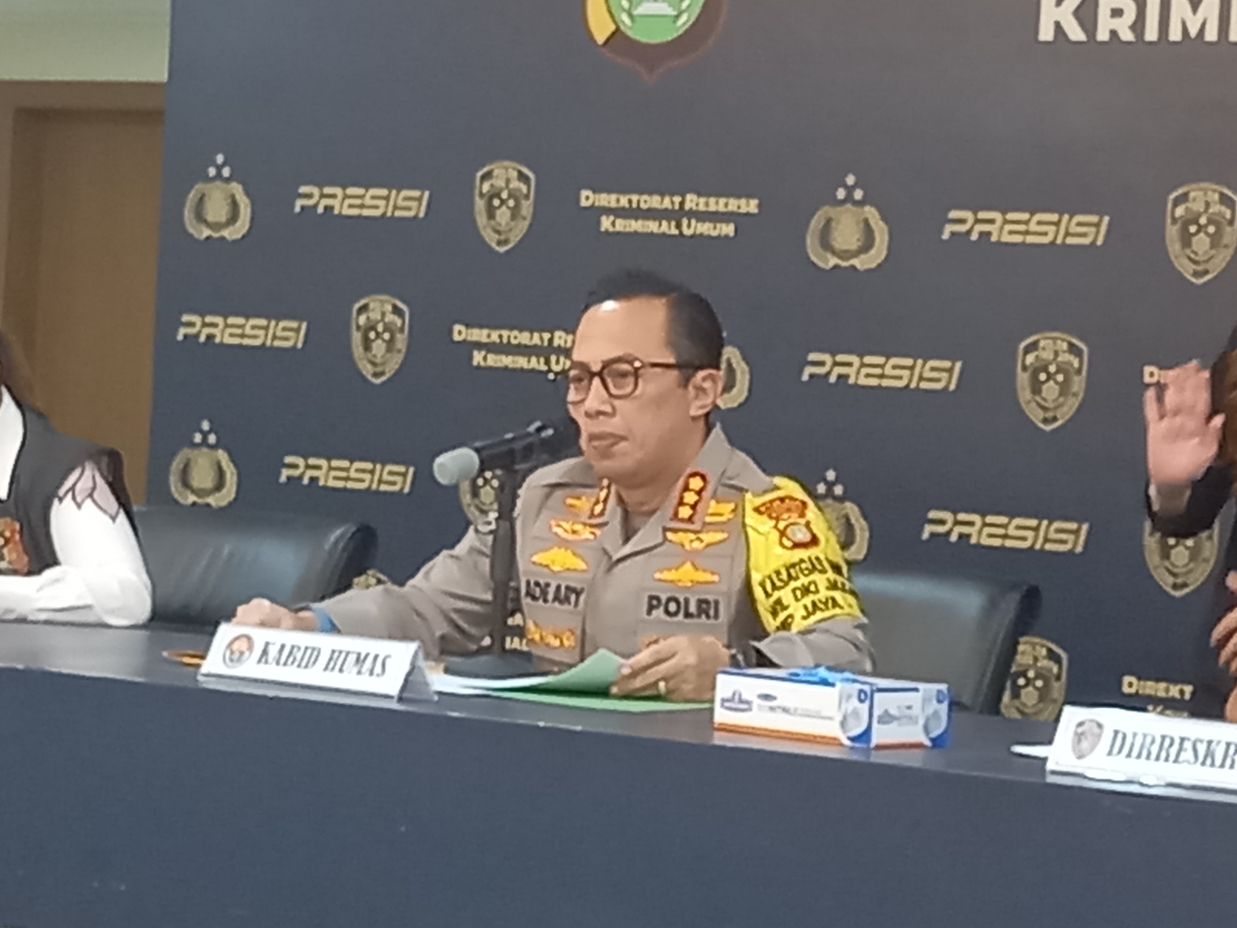 Kabid Humas Polda Metro Jaya Kombes Ade Ary Syam Indradi (SinPo.id/Firdausi)