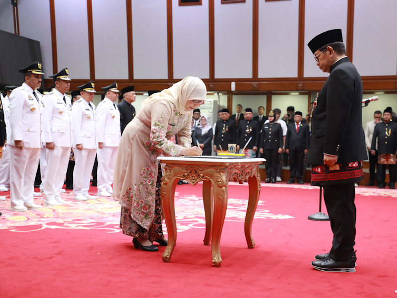 Pelantikan Pejabat Pemprov DKI Jakarta (SinPo.id/Beritajakarta)