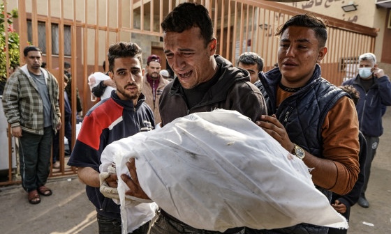 Ilustrasi korban genosida di Gaza. (SinPo.id/Getty Images)