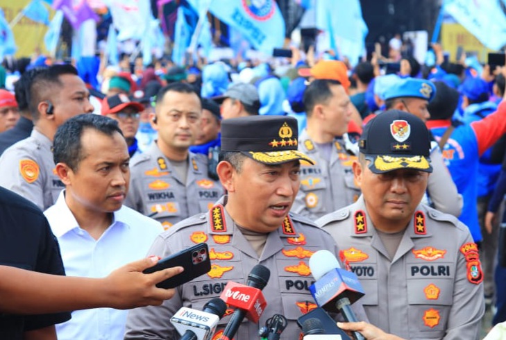 Kapolri Jenderal Listyo Sigit Prabowo di Monas (SinPo.id/ Humas Polri)