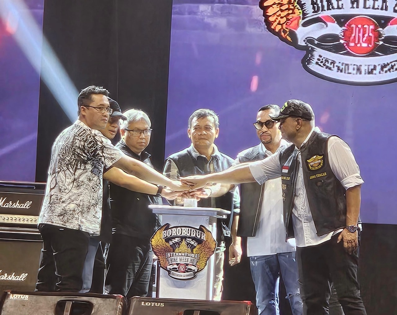 Kemnterian ESDM di acara Borobudur International Bike Week. (SinPo.id/dok. Kemen UMKM)