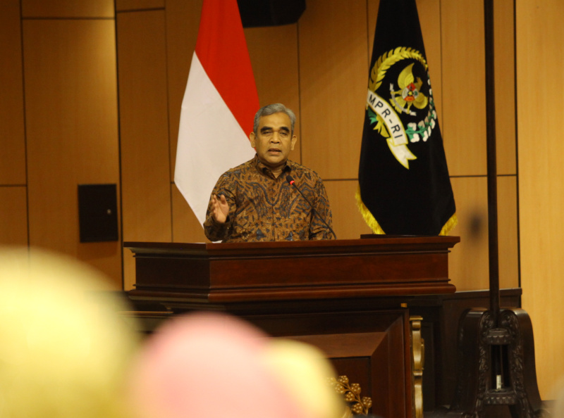 Ketua MPR RI Ahmad Muzani (SinPo.id/ Ashar)