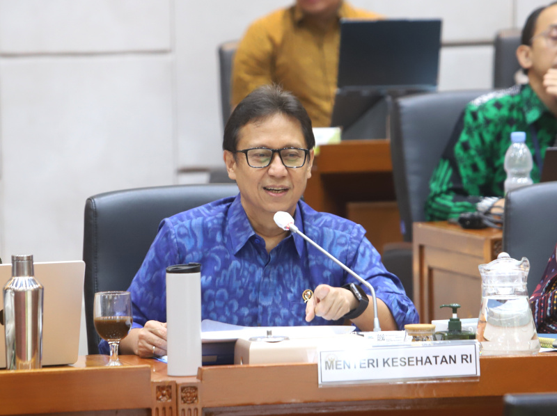 Komisi IX DPR gelar raker dengan Menkes Budi Gunadi Sadikin membahas evaluasi program pemeriksaan gratis (Ashar/SinPo.id)