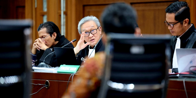 Suasana persidangan kasus Hasto Kristiyanto (Sinpo.id)