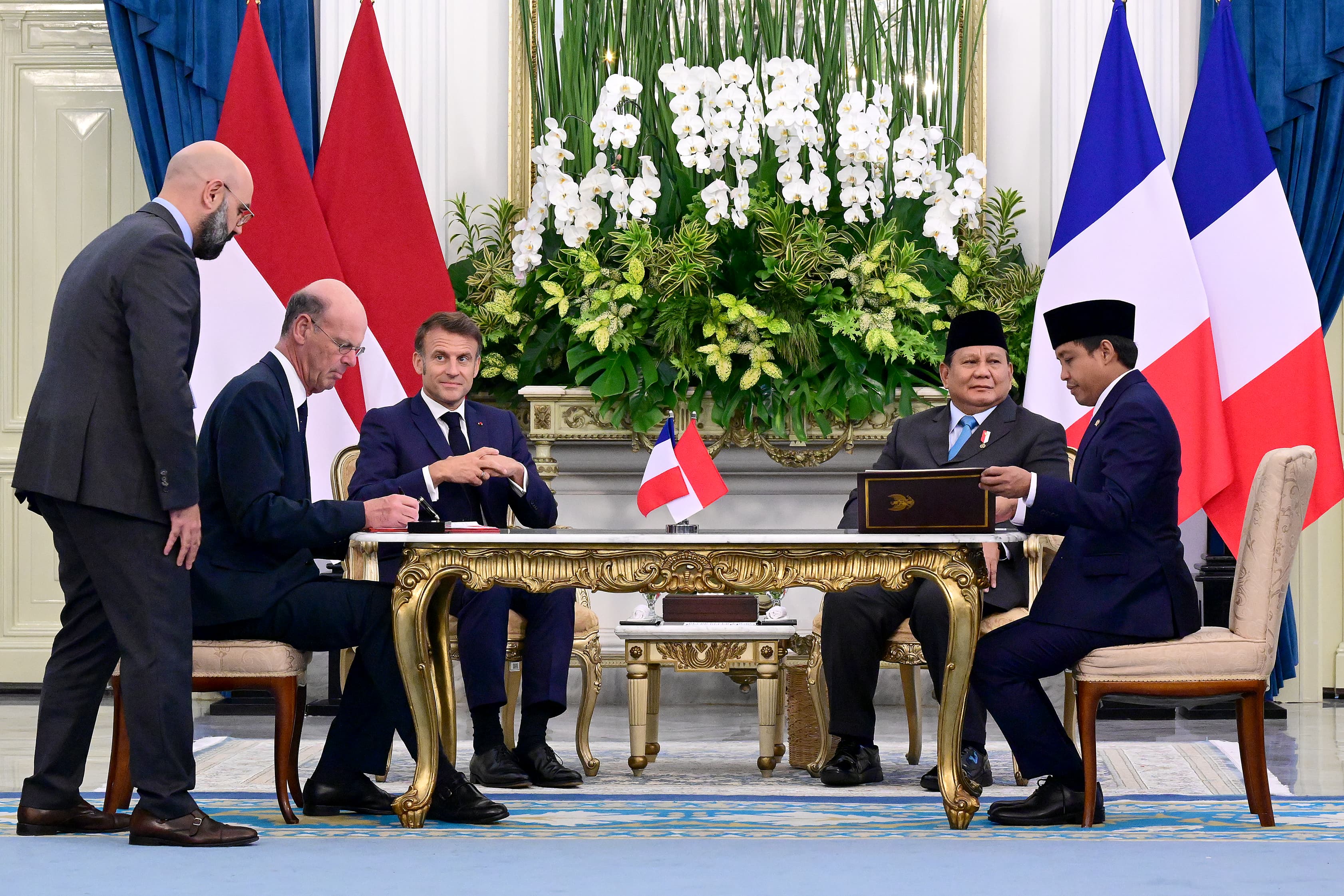 Kunjungan Kenegaraan Presiden Macron Hasilkan 21 Kesepakatan Strategis Indonesia–Prancis (SinPo.id/Setpres)