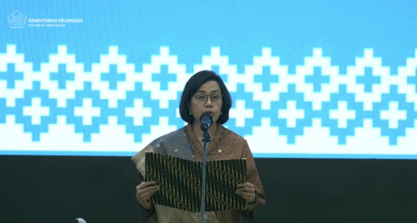 Menteri Keuangan RI Sri Mulyani Indrawati (SinPo.id/ Tangkapan layar)