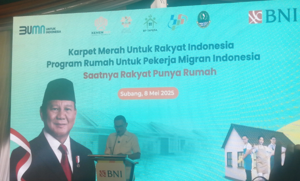 Menteri Karding bersama stakeholder lain MoU Program Rumah Subsidi bagi PMI (SinPo.id/Tio Pirnando)