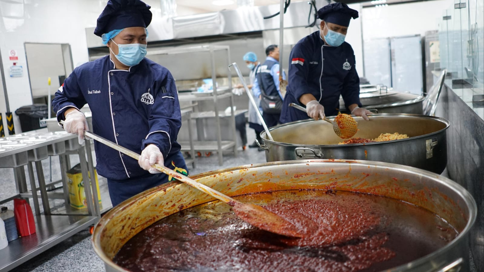Ilustrasi dapur untuk makan jamaah haji (SinPo.id/Kemenag)