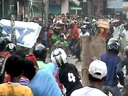 Ilustrasi tawuran di Manggarai. (SinPo.id/Berita Jakarta)