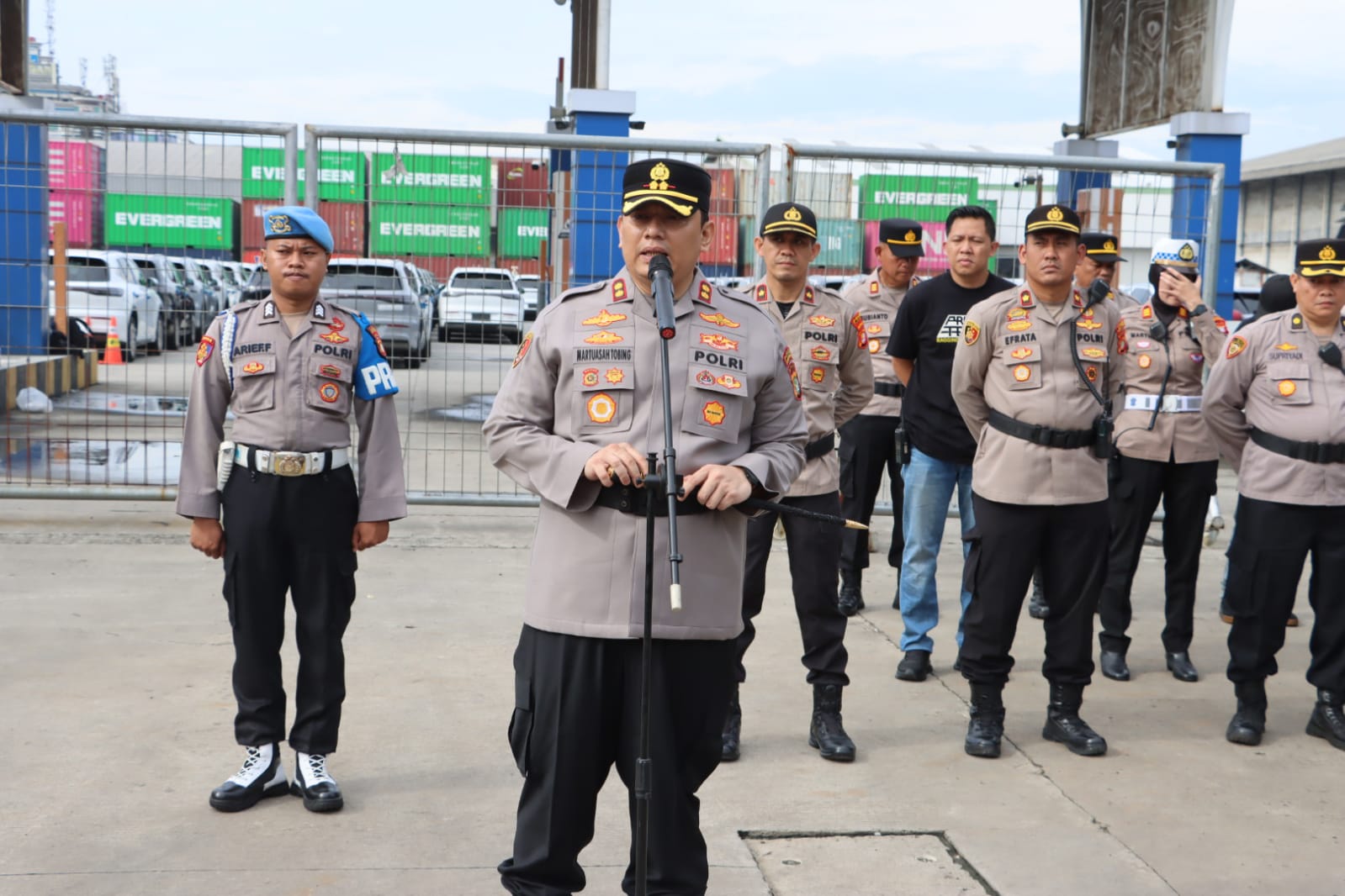 Kapolres Pelabuhan Tanjung Priok, AKBP Martuasah H. Tobing (SinPo.id/Dok.Polres Tanjung Priok)