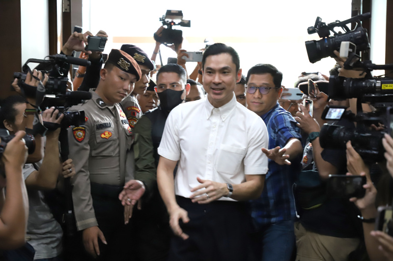 Terdakwa korupsi PT Timah Harvey Moeis (SinPo.id/ Ashar)