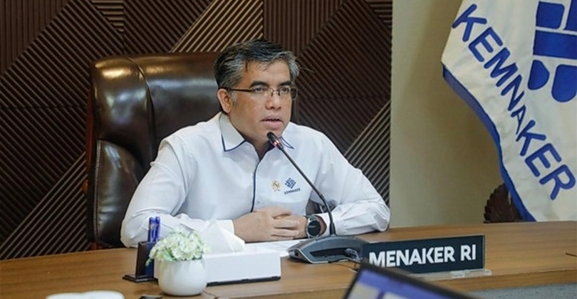 Menaker RI Yassierli (SinPo.id/ Ashar)