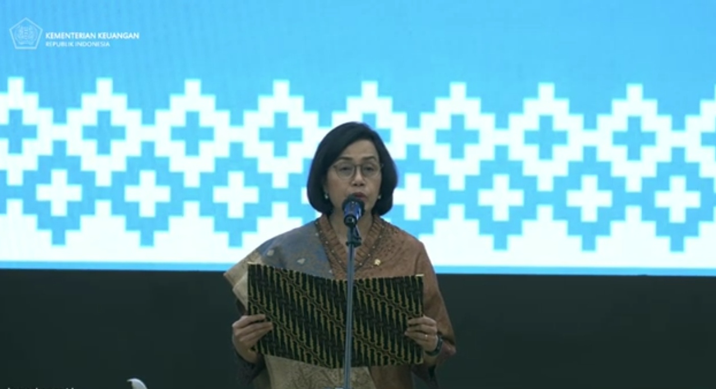 Menteri Keuangan RI Sri Mulyani Indrawati (SinPo.id/ Tangkapan layar)