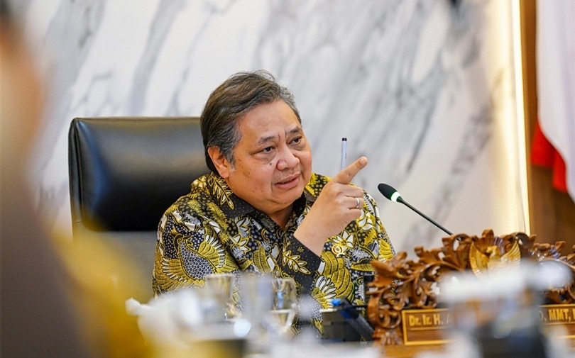 Menko Perekonomian Airlangga Hartarto. (SinPo.id/dok. Ekon)