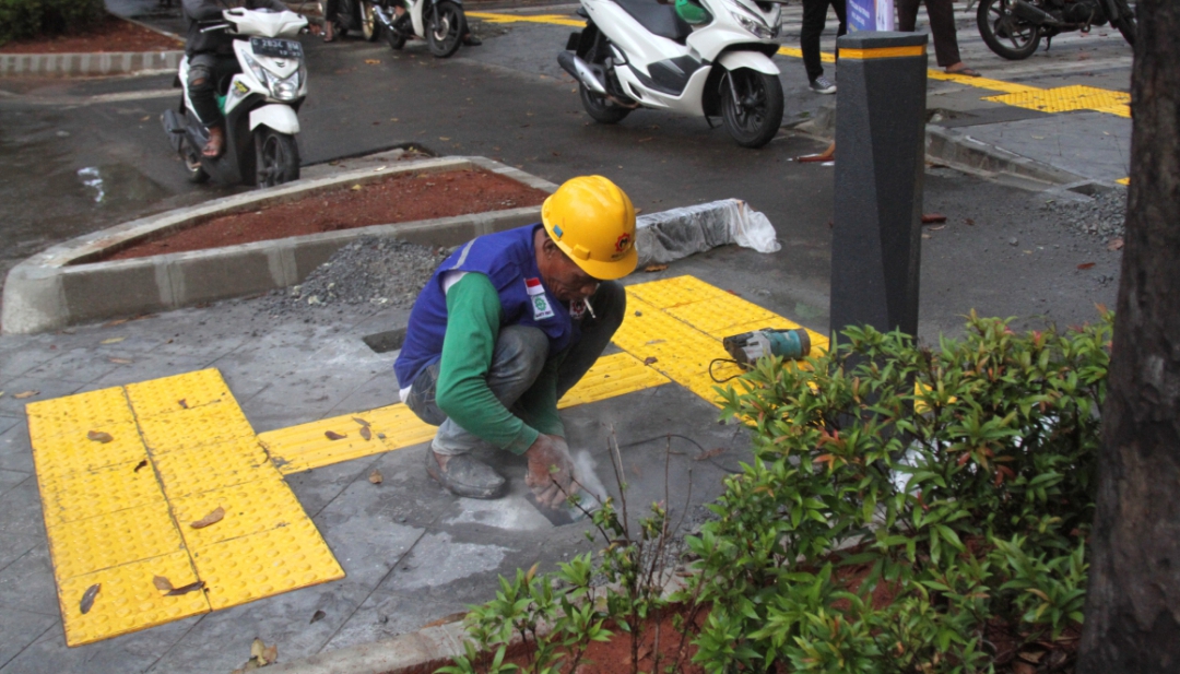 Ilustrasi trotoar (SinPo.id/ Ashar)