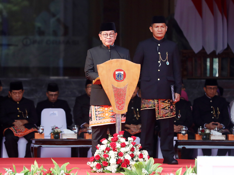 Gubernur DKI Jakarta Pramono Anung . (SinPo.id/Berita Jakarta)